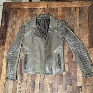 Women’s leather jacket, made in Italy